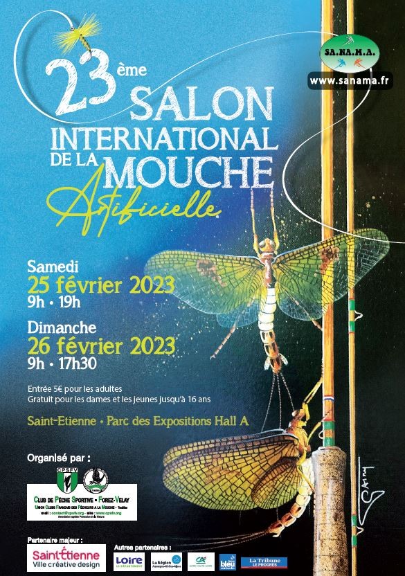 Salon pêche Saint Etienne 25-26 février 2023